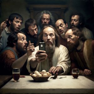 Selfie before the last supper